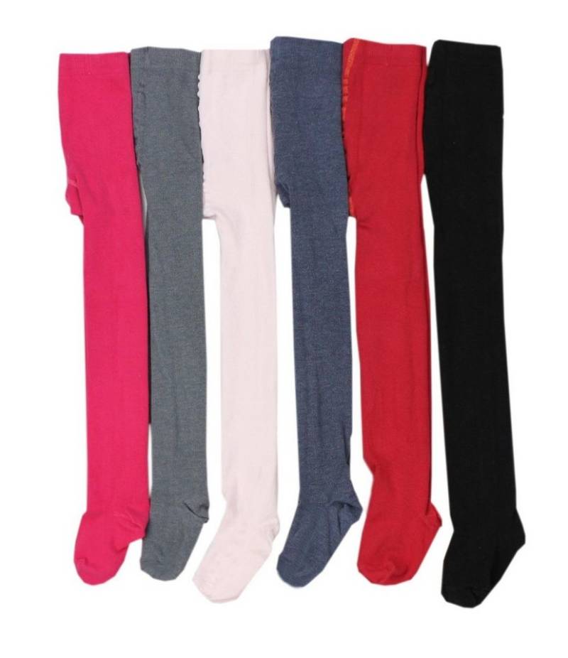 TupTam Strickstrumpfhose TupTam Mädchen Strickstrumpfhosen Bunt Gemustert 6er Pack von TupTam