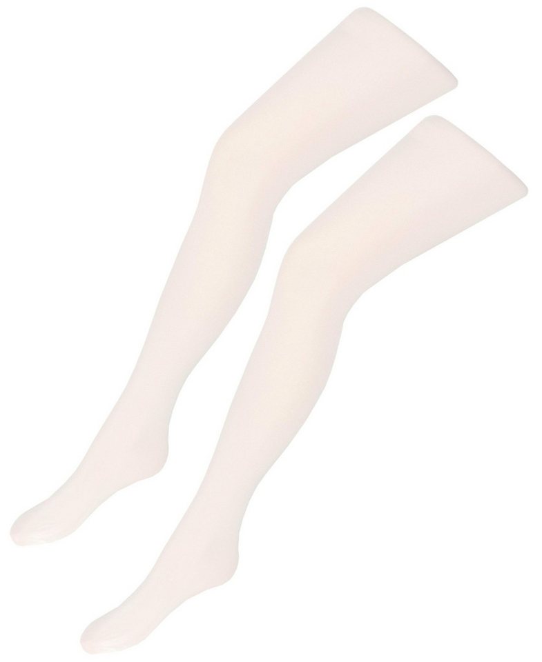 TupTam Strumpfhose Mädchen Feinstrumpfhose Microfaser 40 DEN 2er Pack von TupTam