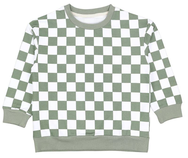 TupTam Sweatshirt TupTam Kinder Sweatshirt kariert unisex aus Bio-Baumwolle von TupTam