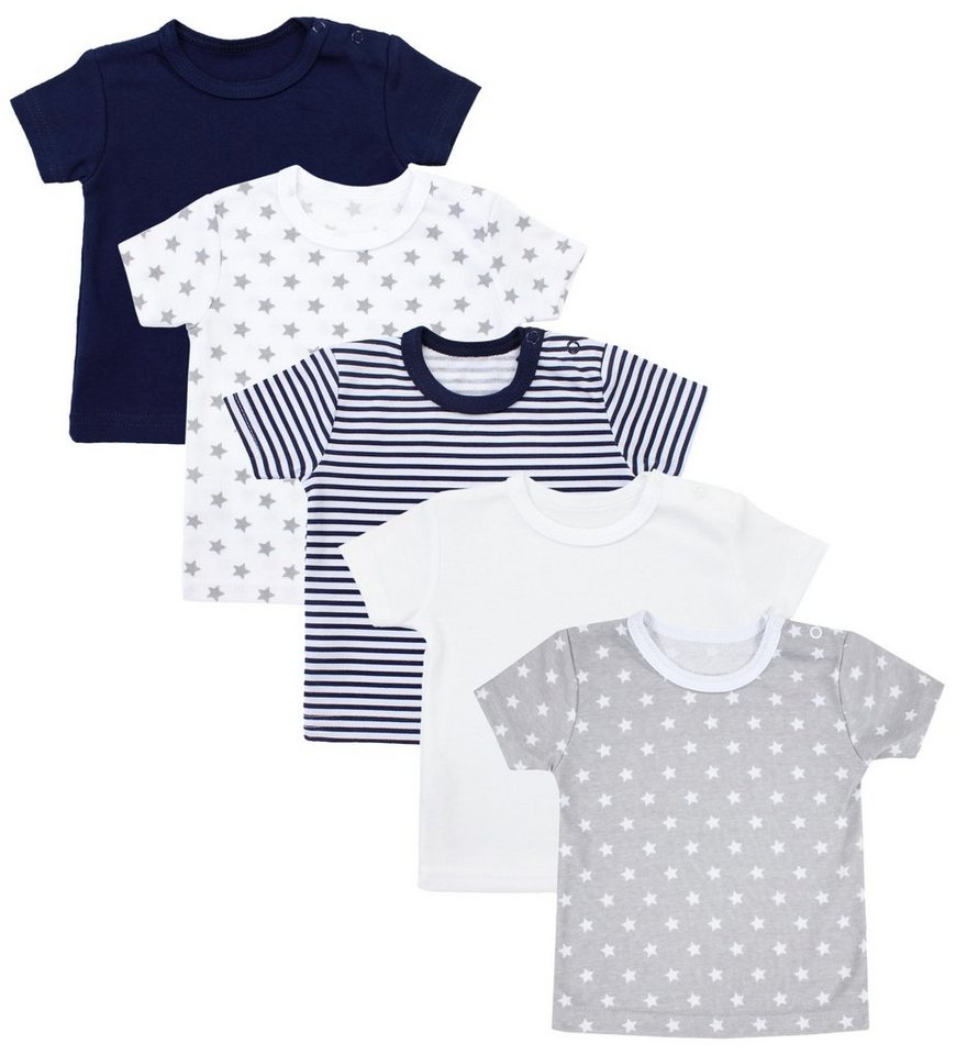 TupTam T-Shirt TupTam Baby Jungen Kurzarm T-Shirt 5er Set (5-tlg) von TupTam