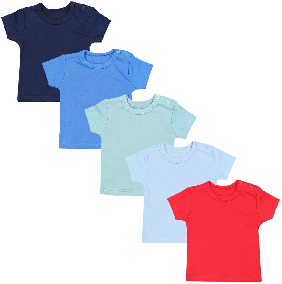 TupTam T-Shirt TupTam Baby Jungen Kurzarm T-Shirt 5er Set (5-tlg) von TupTam