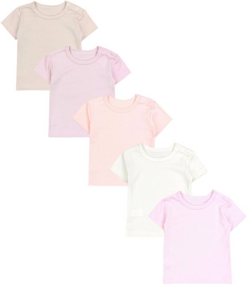 TupTam T-Shirt TupTam Baby Mädchen Kurzarm T-Shirt Gemustert Bunt 5er Set von TupTam