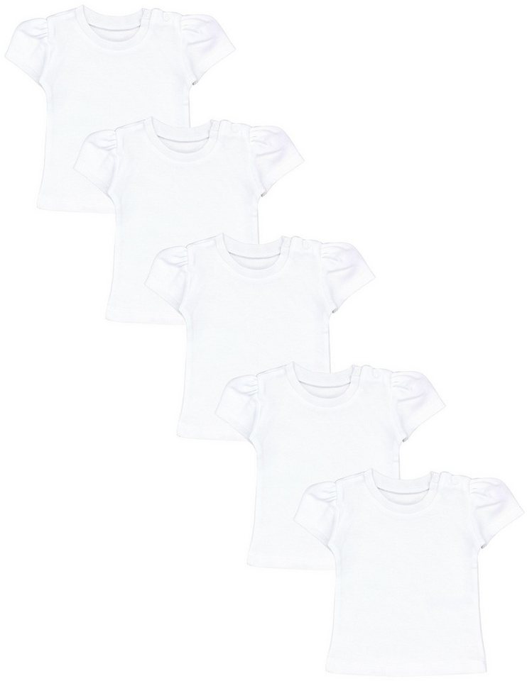 TupTam T-Shirt TupTam Baby Mädchen Kurzarm T-Shirt Gemustert Bunt 5er Set von TupTam