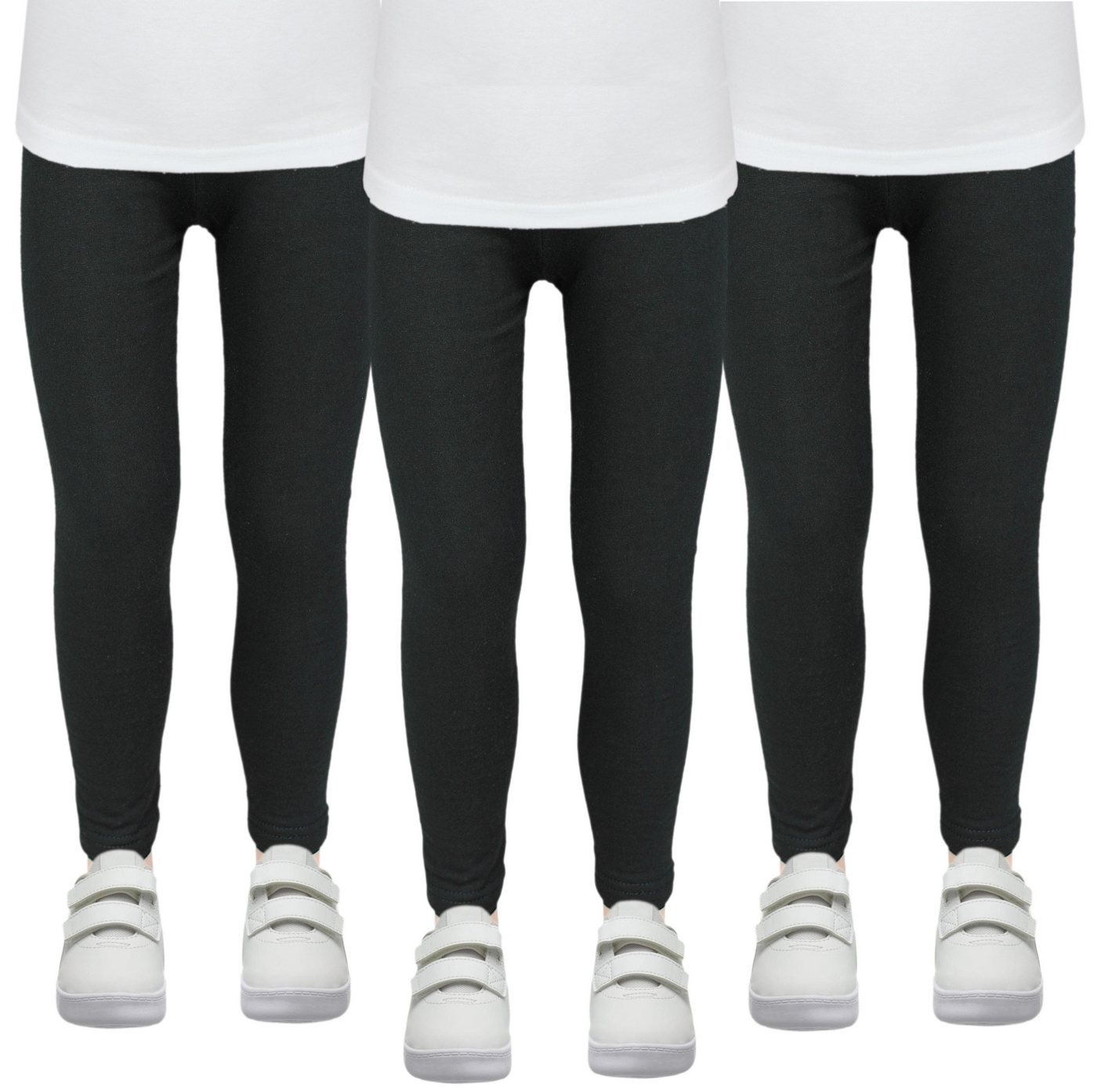 TupTam Thermoleggings Mädchen Leggings Thermo Leggins Winterleggings Blickdicht 3er Pack von TupTam