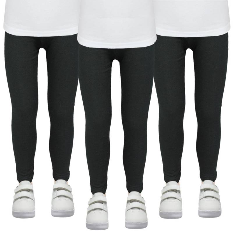 TupTam Thermoleggings Mädchen Leggings Blickdichte Leggins Winterleggings 3er Pack von TupTam
