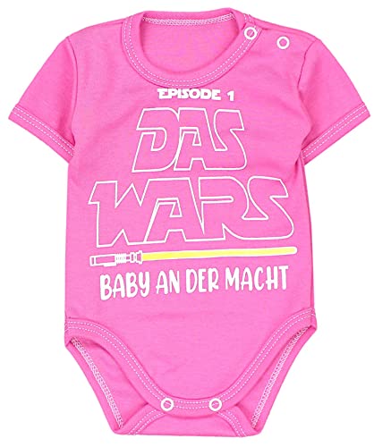 TupTam Unisex Baby Kurzarm Body Spruch Mamas & Papas Schatz, Farbe: Pink - DAS WARS, Größe: 80 von TupTam