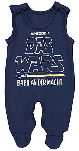 TupTam Unisex Baby Strampler mit Spruch I love Mum and Dad, Farbe: Dunkelblau - DAS WARS, Größe: 68 von TupTam