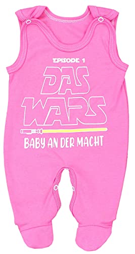 TupTam Unisex Baby Strampler mit Spruch I love Mum and Dad, Farbe: Pink - DAS WARS, Größe: 68 von TupTam