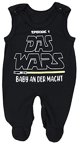 TupTam Unisex Baby Strampler mit Spruch I love Mum and Dad, Farbe: Schwarz - DAS WARS, Größe: 68 von TupTam