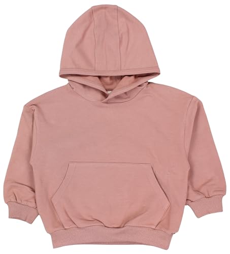 TupTam Hoodie Bio-Baumwolle Jungen Mädchen Kapuzenpullover Sweatshirt Bio-Baumwolle, Größe 92-116, Farbe: Lachs Uni, Größe: 104/110 von TupTam