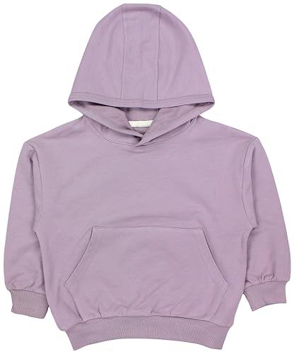 TupTam Hoodie Bio-Baumwolle Jungen Mädchen Kapuzenpullover Sweatshirt Bio-Baumwolle, Größe 92-116, Farbe: Lavendellila Uni, Größe: 104/110 von TupTam