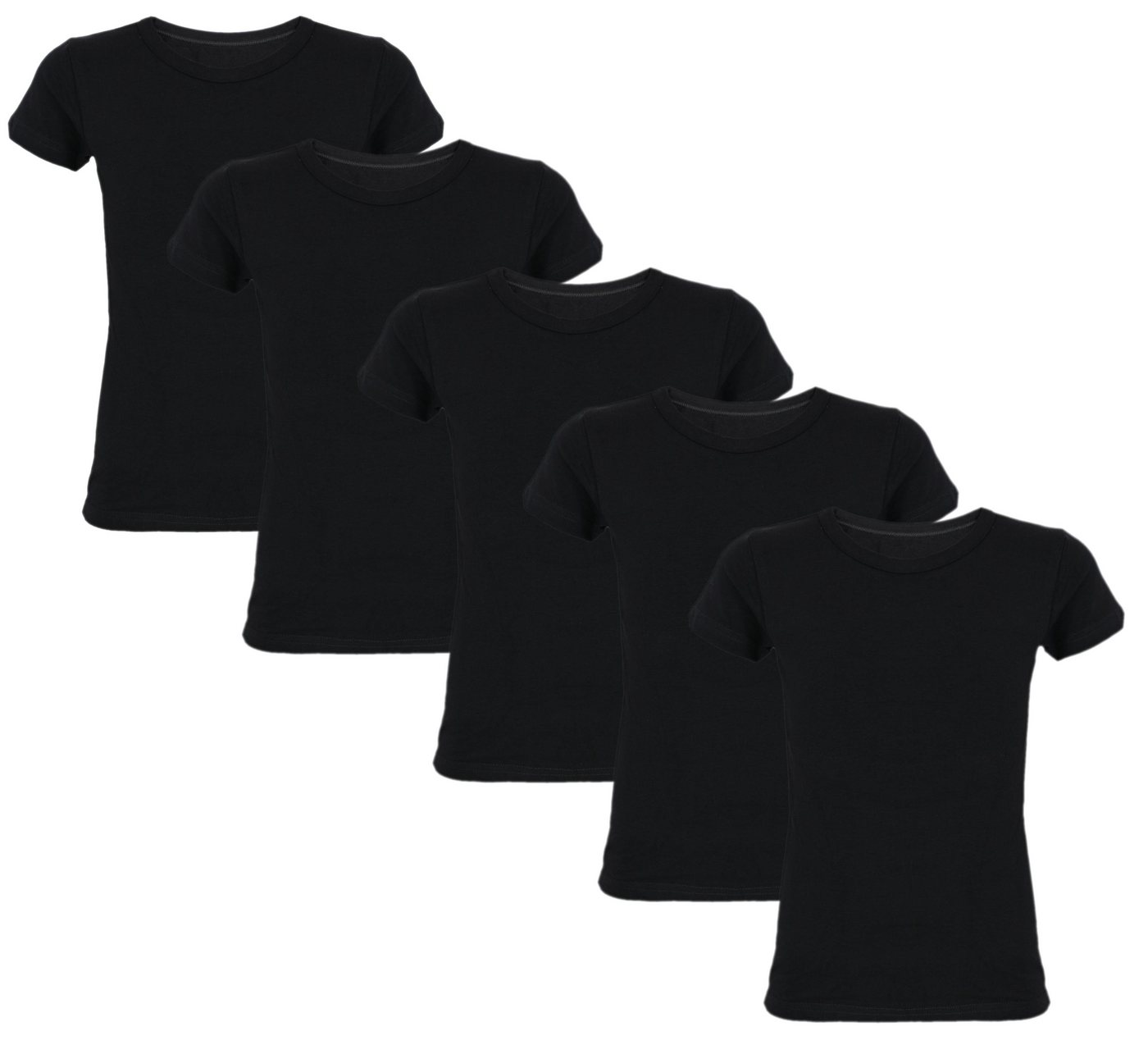 TupTam Unterhemd TupTam Kinder Jungen Unterhemd Basic T-Shirts Kurzarm 5er Pack von TupTam