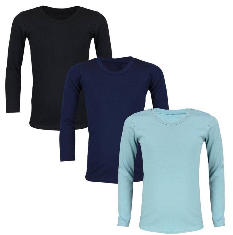 TupTam Unterhemd TupTam Kinder Unisex Unterhemd Langarm 3er Pack von TupTam
