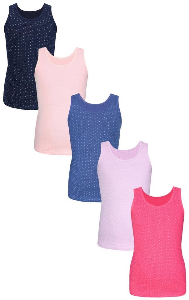 TupTam Unterhemd TupTam Mädchen Baumwolle Unterhemd 5er Pack Tank Top Ärmellos Kinder von TupTam