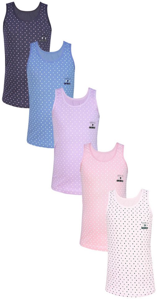 TupTam Unterhemd TupTam Mädchen Baumwolle Unterhemd 5er Pack Tank Top Ärmellos Kinder von TupTam