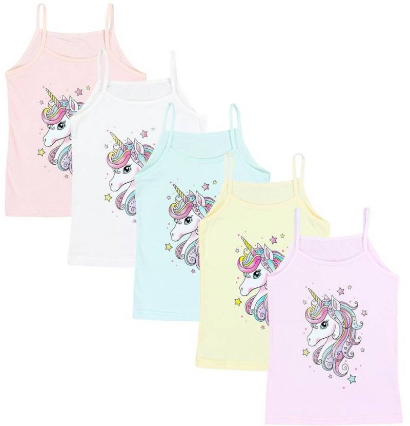 TupTam Unterhemd TupTam Mädchen Unterhemd Spaghettiträger Top 5er Pack von TupTam