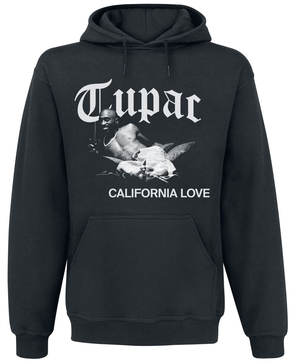 Tupac Shakur Kapuzenpullover - California Love - S bis XXL - für Männer - Größe M - schwarz  - Lizenziertes Merchandise! von Tupac Shakur