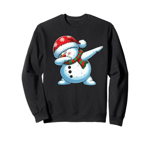 Tupfender Schneemann Weihnachten Jungen Männer Lustiger Hut Sweatshirt von Tupfender Schneemann Weihnachten Co.
