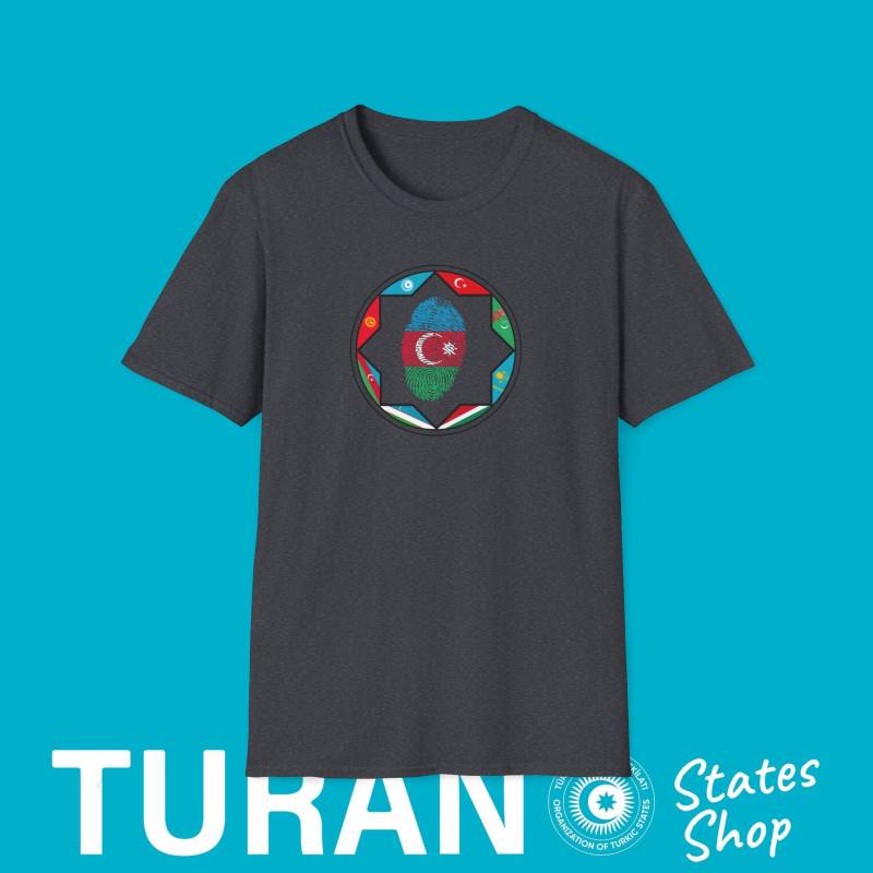Azerbaycan Turan Softstyle T-Shirt, Aserbaidschan Azerbaijan Shirt, States Outfit, Fingerprint Shirts Azerbaycan Turan Softstyle T-Shirt, Aserbaidschan Azerbaijan Shirt, States Outfit, Fingerprint Shirts von TuranStatesShop