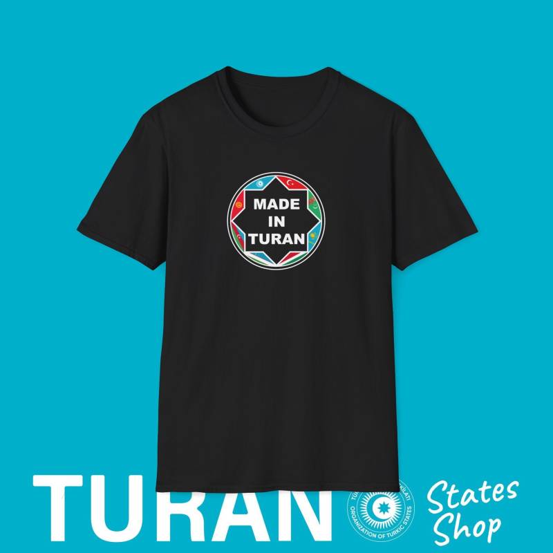 Made in Turan Shirt, Turkic States Flags, Turkic Flags T-Shirt, Devletleri, Birligi, Nations Flag Shirt von TuranStatesShop
