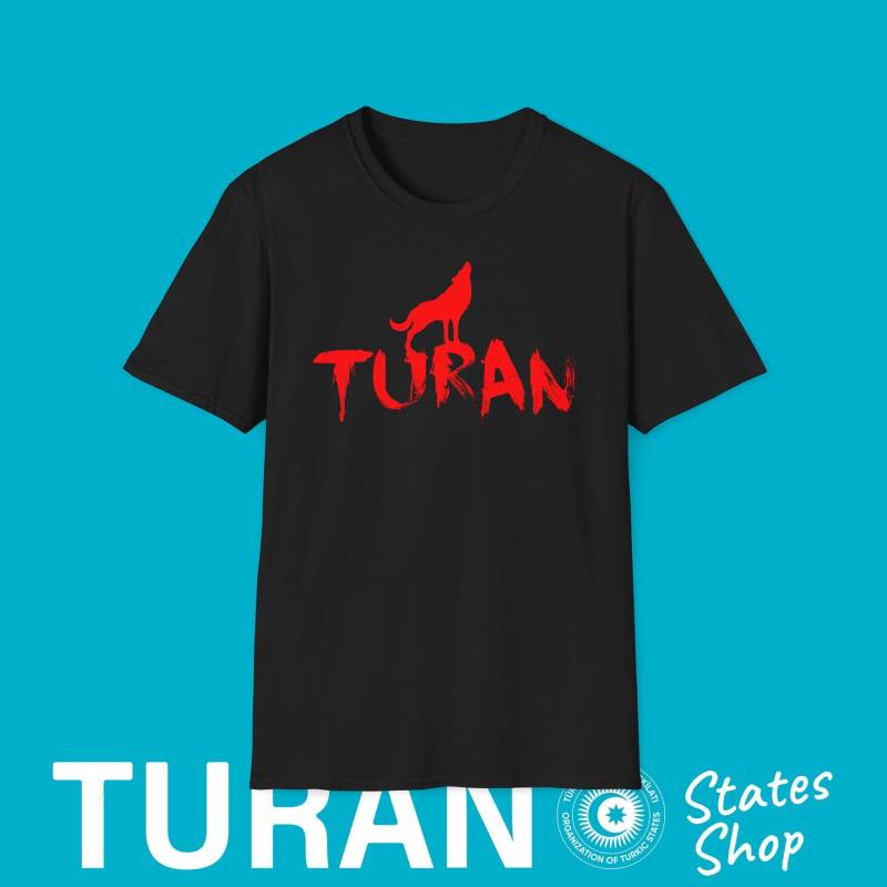 Turan Bozkurt Design Shirt, Wolf T-Shirt, Turkic Wolf Outfit, Fashion, Turan States, Bozkurt, Kurt von TuranStatesShop