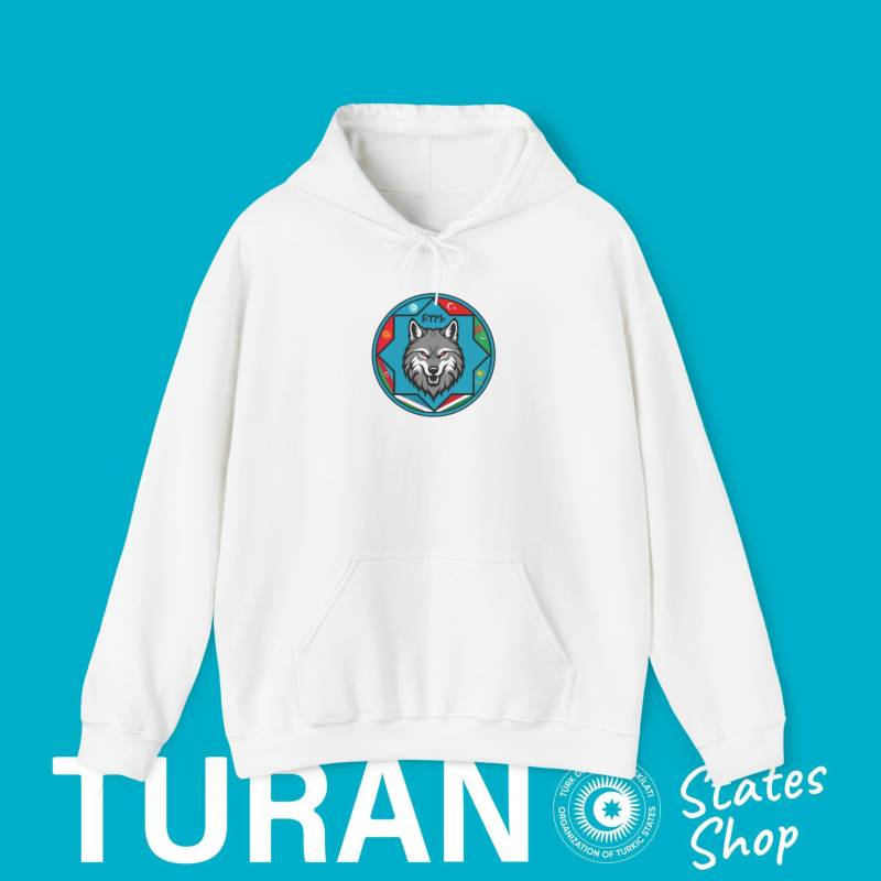 Turan Göktürk Wolf Design Hoodie, Kurt Turan Ordusu Fashion, Ordusu, Göktürk Bozkurt Turan Göktürk Wolf Design Hoodie, Kurt Turan Ordusu Fashion, Ordusu, Göktürk Bozkurt von TuranStatesShop