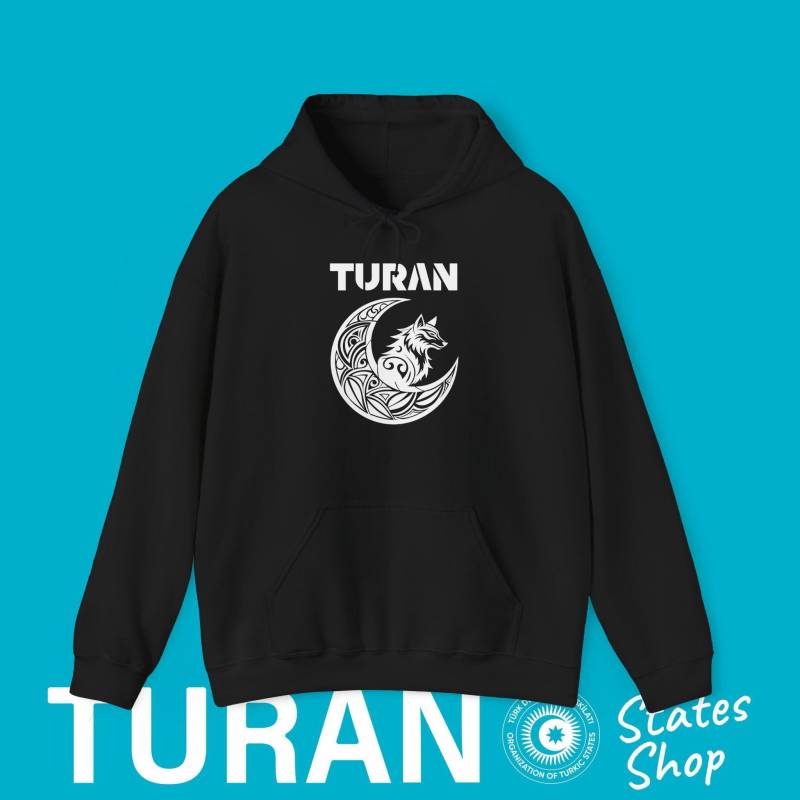 Turan Moon Wolf Design Hoodie, Türkistan Fashion, Turkic Nations Outfit, Türk Devletleri, Bozkurt Ordusu Turan Moon Wolf Design Hoodie, Türkistan Fashion, Turkic Nations Outfit, Türk Devletleri, Bozkurt Ordusu von TuranStatesShop