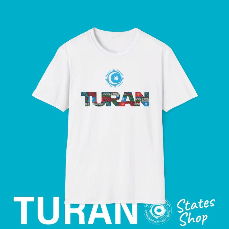 Turan Staaten Flaggen Design Shirt Ii, States Flag Devletleri Bayrak Dizayn Birligi Türk Bayraklari von TuranStatesShop