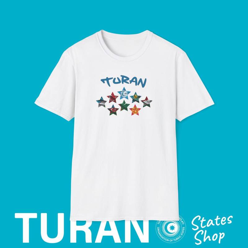 Turan Stars Design Shirt, Yildiz T-Shirt, Sterne Design, Turkic Countries Star Turan, Türk Devletleri, Birligi Turan Stars Design Shirt, Yildiz T-Shirt, Sterne Design, Turkic Countries Star Turan, Türk Devletleri, Birligi von TuranStatesShop