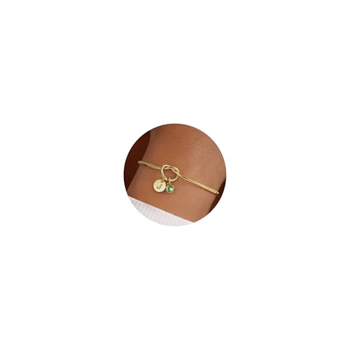Turandoss 4 5 6 7 8 9 Jahre Mädchen Geschenk – Zierliches Knoten Armband mit Buchstaben J Peridot Schmuck August Geburtsstein Mädchen Frauen Weiblich Turandoss 4 5 6 7 8 9 Jahre Mädchen Geschenk – Zierliches Knoten Armband mit Buchstaben J Peridot Schmuck August Geburtsstein Mädchen Frauen Weiblich von Turandoss