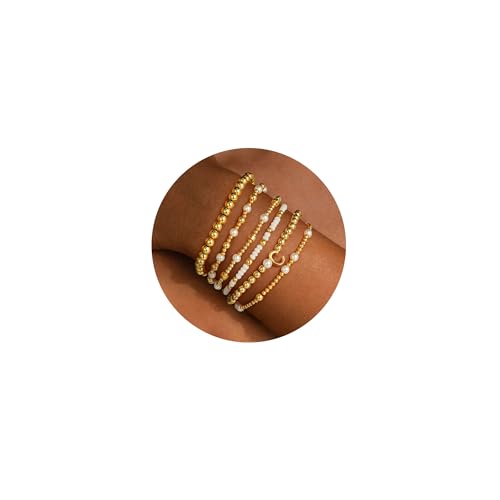 Turandoss Armbänder für Damen – Trendy Zierliche Goldarmbänder mit dem Buchstaben C für Damen Goldschmuck-Geschenke von Turandoss
