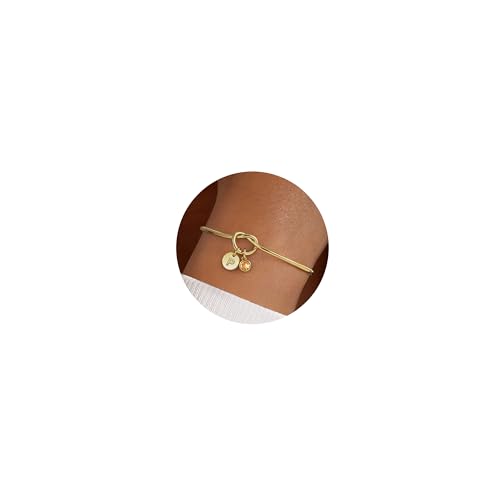 Turandoss Buchstaben Armband Damen Mädchen Gold – Zierliches 14K Vergoldetes Knoten Armband mit Buchstaben P Citrin November Geburtsstein Geburtstagsgeschenk Armreif Gold für Mädchen Turandoss Buchstaben Armband Damen Mädchen Gold – Zierliches 14K Vergoldetes Knoten Armband mit Buchstaben P Citrin November Geburtsstein Geburtstagsgeschenk Armreif Gold für Mädchen von Turandoss