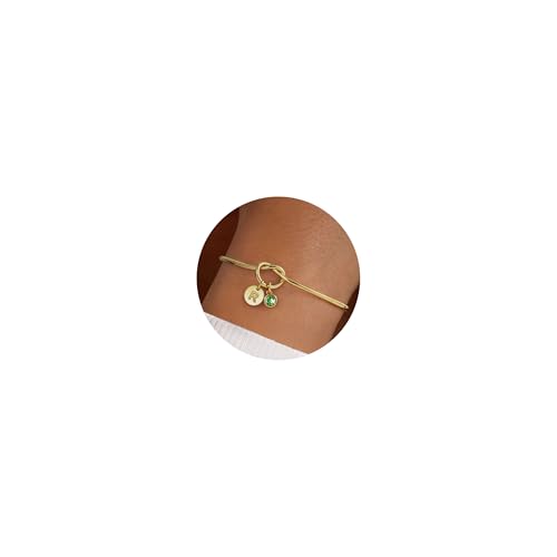 Turandoss Buchstaben Armband Damen Mädchen Gold – Zierliches 14K Vergoldetes Knoten Armband mit Buchstaben R Rubin Juli Geburtsstein Geburtstagsgeschenk Armreif Gold für Mädchen Turandoss Buchstaben Armband Damen Mädchen Gold – Zierliches 14K Vergoldetes Knoten Armband mit Buchstaben R Rubin Juli Geburtsstein Geburtstagsgeschenk Armreif Gold für Mädchen von Turandoss