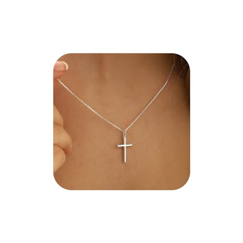 Turandoss Kreuz Halskette Damen - Zarte 14K Gold/Weißgold Vergoldete Kreuz Halskette Christliche Geschenke Turandoss Kreuz Halskette Damen - Zarte 14K Gold/Weißgold Vergoldete Kreuz Halskette Christliche Geschenke von Turandoss
