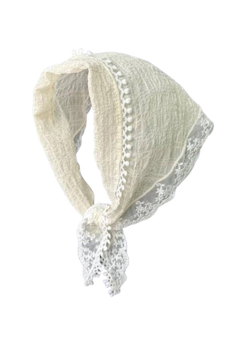 Dreieckstuch Kopftuch Halstuch Kopfbedeckung Spitze von Turbantuchandmore