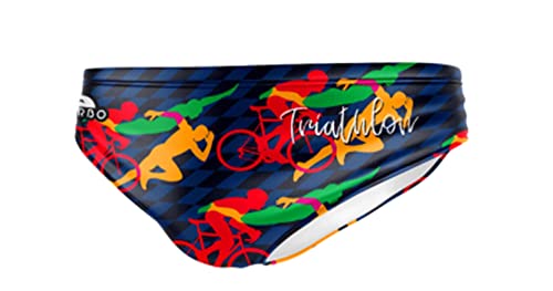 Turbo Badeanzug Slip Swimsuit Triathlon Race Wettkampfsport und Triathlon-Muster mit bequemer Passform, Marineblau, 58 Turbo Badeanzug Slip Swimsuit Triathlon Race Wettkampfsport und Triathlon-Muster mit bequemer Passform, Marineblau, 58 von Turbo Power