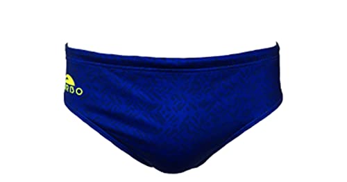 Turbo - Badeanzug Slip Swimsuit Waterpolo Plain Color, Wettkampfsport und Triathlon-Muster, bequeme Passform, Marineblau, 56 von Turbo Power