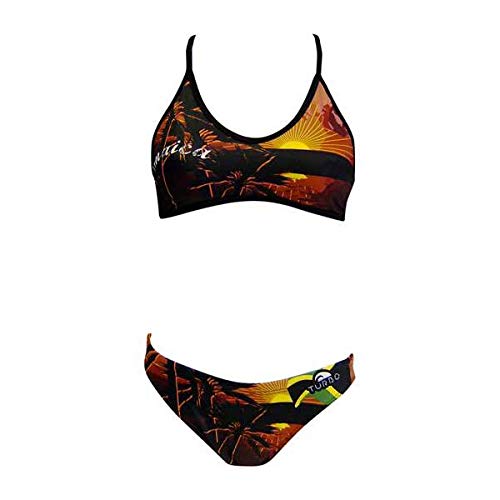 Turbo Damen Jamaica Bikini-Unterteile, Multicolore, 4 von Turbo