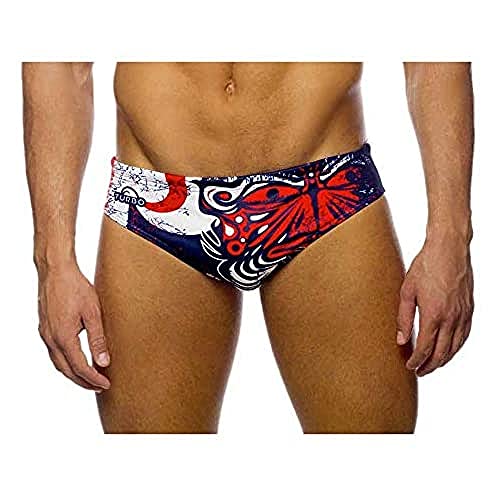 Turbo Unisex Maon Flag Schwimmwindel, Rouge/Marin, L von Turbo