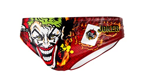 TURBO - JOKER ON FIRE - Badehose slip herren - Schwarz - Herren von TurboTronic By Z-LINE