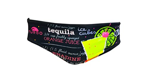 TURBO - TEQUILA SUNRISE - Badehose slip herren - Schwarz - Herren von TurboTronic By Z-LINE