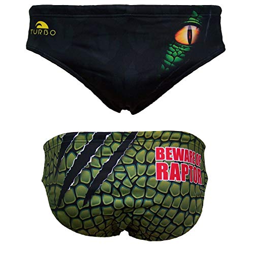 Turbo Badehose Herren Männer Raptor komplett gefüttert und Blickdicht, Größe:9 von TurboTronic By Z-LINE