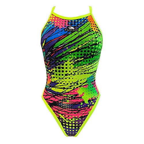 Turbo Damen Kriptonite Bikini-Unterteile, Jaune, 2XL von TurboTronic By Z-LINE