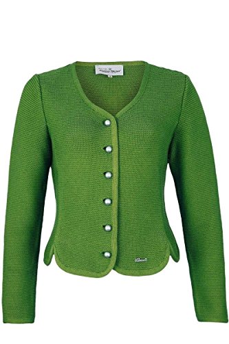 Turi Landhaus Damen Dirndljacke Strick grün, 465 grün, 34 von Turi Landhaus