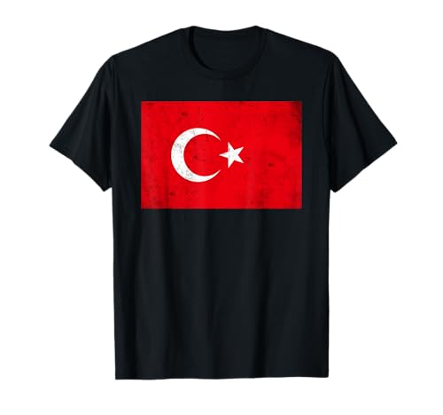 Türkei Flagge Grafik für Männer Frauen Kinder T-Shirt von Turkey Flag Graphic Store