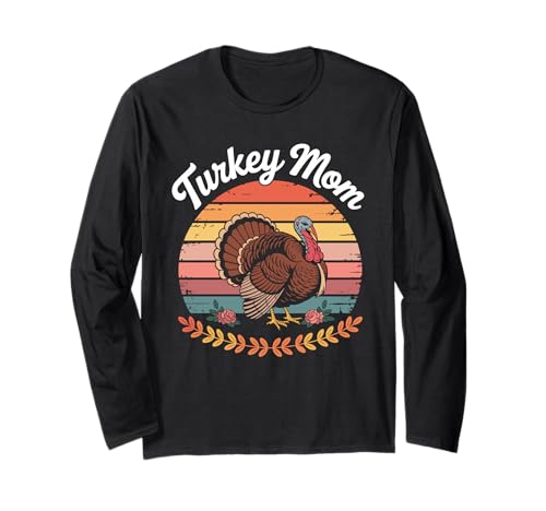 Truthahn Mama Mutter Retro Thanksgiving Jagdsaison Vogel Langarmshirt Truthahn Mama Mutter Retro Thanksgiving Jagdsaison Vogel Langarmshirt von Turkey Hunter Hunt Turkey Turkeys Turkey Hunting