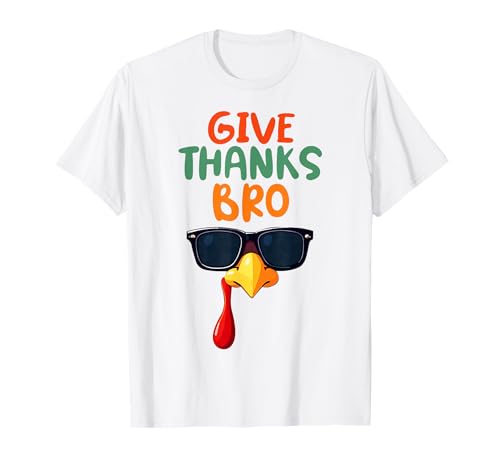 Give Thanksgiving Bruder Süßer Truthahn Dankbares Erntedankfest für Jungen Herren T-Shirt Give Thanksgiving Bruder Süßer Truthahn Dankbares Erntedankfest für Jungen Herren T-Shirt von Turkey Thankful Thanksgiving Boys Mens