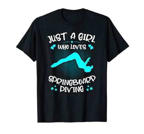 Mädchen Frauen Kunstspringen Wasserspringen Turmspringen T-Shirt von Turmspringer & Kunstspringer Geschenkideen