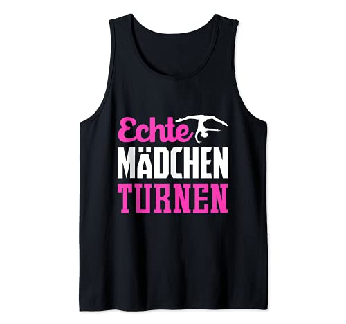 Turnen Gymnastik Akrobatik Mädchen Echte Mädchen Turnen Tank Top von Turnen Grafiken und Mehr