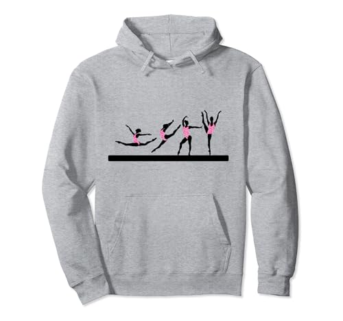 Gymnastik Akrobatik Mädchen Vier Kampfgymnastik Pullover Hoodie von Turnen Grafiken und Mehr